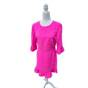 Amanda Uprichard large pink business wear dress